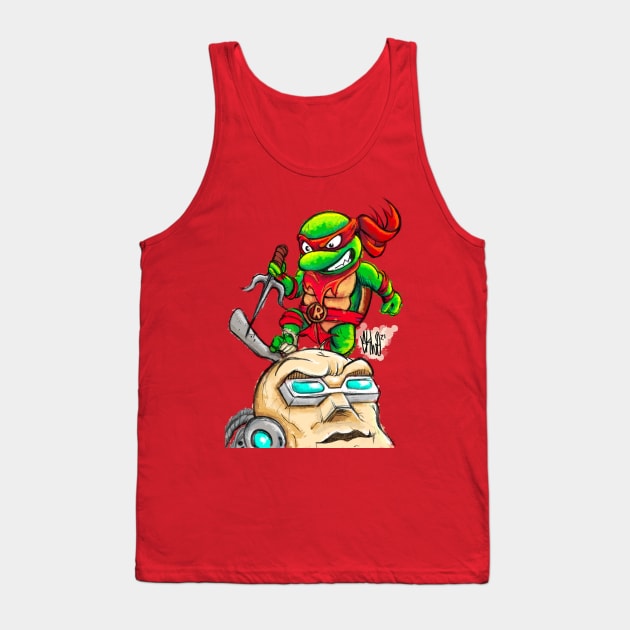 Raphael - TMNT - Fan Art Tank Top by SkloIlustrator